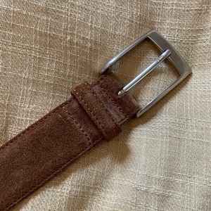 Kreis for Todd Snyder brown suede belt